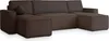 Masseno Ecksofa PESANO P mit Schlaffunktion U-Form, Sofa Produktbild-Vorschau 2