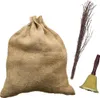 Weihnachtsmann-Set 3-tlg. Zubehör Reißig-Rute Jutesack Glocke Nikolaus Weihnachten Accessoires Weihnachtsmann Kostüm-Zubehör Geschenkesack Produktbild-Vorschau