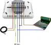 A wiring diagram showing how to connect a thermostat to a heating mat. Náhľad obrázku produktu