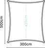 Coolfit Sonnensegel rechteckig, sand Bezug aus 285g/m² Produktbild-Vorschau 12
