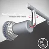 Close-up of a silver adjustable spotlight with text indicating its rotatable and tiltable features. Produktbild-Vorschau