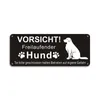 Heikoeco® Vorsicht Hund Schild, Warnschild Hund, Warnung Produktbild-Vorschau 1