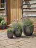 Pot de fleurs en céramique Eggpot anthracite Ø48cm Voir les images du produit 5