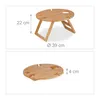 Relaxdays Picknick Weintisch, klappbar, HxD: 22x39cm, Produktbild-Vorschau 4