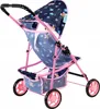 A toy doll stroller with a floral pattern. Produktbild-Vorschau