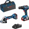BOSCH Kit 0615990M4A (GSB 18V-55 + GWS 18V-7 + 2 x 4,0 Ah + Produktbild-Vorschau 9