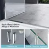 doporro Double Portes de Douche à L'italienne Opaque Voir les images du produit 3