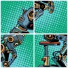 Bilder auf glas - Roboter Illustration Karikatur Comic - Produktbild-Vorschau 8