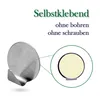 Selbstklebende Wandhaken ( Rund - 4er Set ) Silber aus Produktbild-Vorschau 3