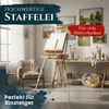 Artina Staffelei Holz Groß Leinwand bis max. 100cm Madrid Produktbild-Vorschau 2