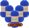 5 x ALIZE Softy 141 Royal Blue mit Label Produktbild-Vorschau 1