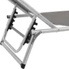 The Living Store Klappliege mit Sonnenschutz Aluminium und Produktbild-Vorschau 8