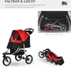 Pawhut PawHut Dog Trolley - Vozík pre psov - červený/čierny Náhľad obrázku produktu 12