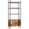 vidaXL Bibliothèque 4 niveaux 80x30x180 cm Vieux bois Voir les images du produit 12