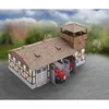 Schreiber-Bogen Kartonmodellbau Feuerwehrhaus O Produktbild-Vorschau 2