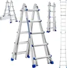 STANEW Aluminium Teleskopleiter Multifunktionsleiter 5.1 M, Produktbild-Vorschau 1