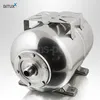 A stainless steel pressure tank with mounting brackets and a threaded connection. Produktbild-Vorschau