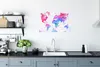 MuchoWow® Poster Farben - Weltkarte - Ölfarben 90x60 cm - Produktbild-Vorschau 3