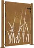 vidaXL Záhradná brána 100x125 cm Corten oceľový trávový Náhľad obrázku produktu 1