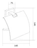 Mexen Arno Toilettenpapierhalter, schwarz - 7020733-70 Produktbild-Vorschau 3