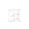 Barschrank Rollwagen Minibar Rollschrank Hausbar Produktbild-Vorschau 8