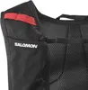 A close-up view of a black Salomon rucksack with red accents. Produktbild-Vorschau
