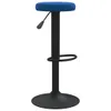 Hochwertig Barhocker 2 Stk. Blau Samt  333147 Produktbild-Vorschau 4