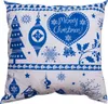Deko-Kissen Weihnachten Blau Produktbild-Vorschau 1