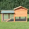 Kaninchenstall, Hasenstall, Hasenvilla, Kleintierstall Produktbild-Vorschau 18