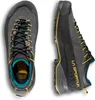 Schwarz-graue Zustiegsschuhe "TX4 Evo GTX" von La Sportiva mit gelben Akzenten und grünem Innenfutter. Produktbild-Vorschau