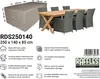 Raffles Covers Rechteckige Gartenmöbel Schutzhülle 250 x Produktbild-Vorschau 4