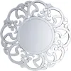 BELIANI Wandspiegel Silber MDF-Platte Glas Rund 70 cm Produktbild-Vorschau 1