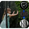 Fuß/252 cm Gartentrampolin mit Außennetz und Leiter Produktbild-Vorschau 10