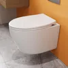 HOROW WC sospeso senza bordo - WC sospeso a 360° monoforo Anteprima dell’immagine prodotto 1