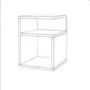 STIV Möbel | Table de chevet 30x32x41 cm Chêne Sonoma | Voir les images du produit 6