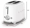 SMEG 2-Schlitz-Toaster weiß TSF01WHEU kompakt Produktbild-Vorschau 22