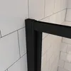 Duschspa Klapptür 100x195cm Schwarz Schiebetür Nischentür Produktbild-Vorschau 5