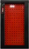 A black and red tool cabinet with a pegboard interior. Produktbild-Vorschau