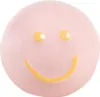Clayre & Eef Türknauf Ø 4x3 cm Rosa Keramik Produktbild-Vorschau 1