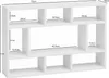 Nástěnná police WL5.810 White 75x51x16 cm Dřevěná závěsná Náhled obrázku produktu 4