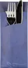 Bestecktaschen 20 cm x 8,5 cm blau inkl. weißer Serviette Produktbild-Vorschau 2
