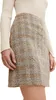 29225 Tom Tailor, Skirt,  Damen Mini Rock, Bouclé, beige Produktbild-Vorschau 2