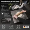 Arbeitsplatte aus Edelstahl 800x500x20mm Produktbild-Vorschau 2