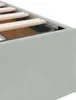 Aufbewahrungsbett mit Matratze Hellgrau 100 x 200 cm Samt Produktbild-Vorschau 8