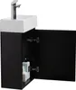 Badplaats Gäste-WC Waschtisch Set Angela 40 x 22 cm Schwarz Produktbild-Vorschau 4