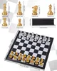 Schachspiel, 25 x 25 cm, Magnettafel, faltbar, Reisespiel, Produktbild-Vorschau 2