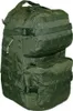 A green military-style rucksack is shown against a white background. Produktbild-Vorschau