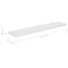 vidaXL Étagères murales flottantes 4 pcs. Blanc brillant Voir les images du produit 11