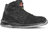 A black work boot is shown against a white background. Produktbild-Vorschau