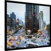 MuchoWow® Gerahmtes Poster New York - Broadway - Taxi 40x40 Produktbild-Vorschau 1